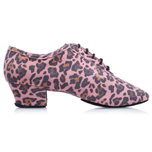Load image into Gallery viewer, Ray Rose Ladies 415 Solstice Teaching/Practice Heel Leopard Print Leather