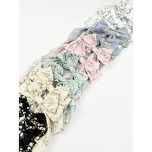 Load image into Gallery viewer, Soft Floral Long Tail Bow Clip princess accessories