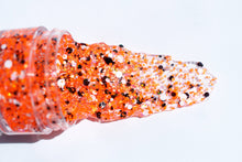 Load image into Gallery viewer, Orange, Black and White Hair Glitter