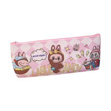 Load image into Gallery viewer, LABUBU Kids' Pencil Case Double-Sided Printed PU Zipper Pouch for School Supplies