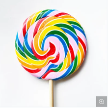 Load image into Gallery viewer, 50g Fruit Flavor Rainbow Lollipop Candy