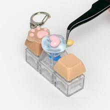 Load image into Gallery viewer, Trending DIY Keyboard Keychain Kit – Clickable 3-Keycap Set!