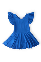 Load image into Gallery viewer, Royal Blue S/S Twirl Leotard