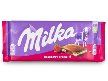 Load image into Gallery viewer, Milka Raspberry Cream 100g (European)