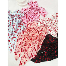 Load image into Gallery viewer, Cherry Bow Print Hair Clip