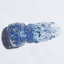Load image into Gallery viewer, Royal Blue, Silver and White Hair Glitter