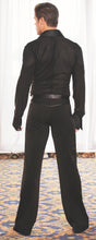 Load image into Gallery viewer, Dance America MP2 - MENS LATIN PANT WITH SATIN STRIPE
