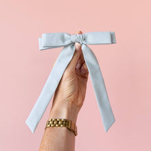 Load image into Gallery viewer, Faded Denim | Schoolgirl Bow