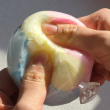 Load image into Gallery viewer, Cotton Candy Wax Breaking Squishy Stress Ball