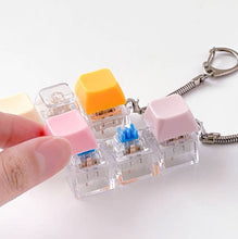 Load image into Gallery viewer, Trending DIY Keyboard Keychain Kit – Clickable 3-Keycap Set!