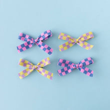 Load image into Gallery viewer, Hopscotch - Yellow | Pigtail Set - Ribbon Bow