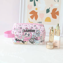 Load image into Gallery viewer, Cute Labubu Makeup Cosmetic Bag With Strap