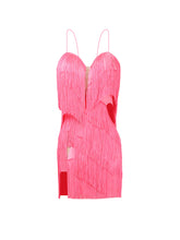 Load image into Gallery viewer, ZYM Body Twist Fringe Dress #2118 (Adult)