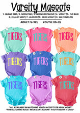 Load image into Gallery viewer, Varsity Mascot Neon CENTER STAGE Tee
