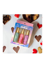 Load image into Gallery viewer, Xime Beauty Body Shimmer 3pc Spray Set