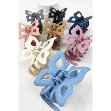Load image into Gallery viewer, Matte Butterfly Hair Claw