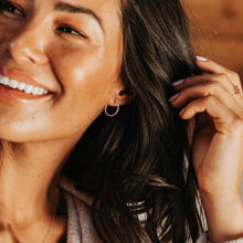 Load image into Gallery viewer, Live In Hoop Earrings