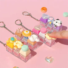 Load image into Gallery viewer, Trending DIY Keyboard Keychain Kit – Clickable 3-Keycap Set!