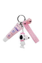 Load image into Gallery viewer, Celavi P46016 Peanuts Snoopy Lip Gloss &amp; Keychain Charms -12