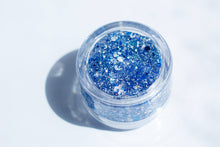 Load image into Gallery viewer, Royal Blue, Silver and White Hair Glitter