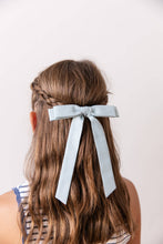 Load image into Gallery viewer, Faded Denim | Schoolgirl Bow