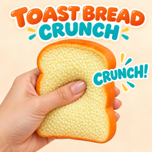 Load image into Gallery viewer, Toast Day “Toast Bread Crunch” ASMR Squishy
