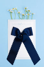 Load image into Gallery viewer, Scalloped Long-tail Bow