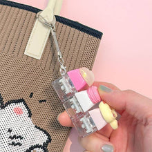 Load image into Gallery viewer, Trending DIY Keyboard Keychain Kit – Clickable 3-Keycap Set!