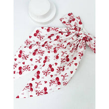 Load image into Gallery viewer, Cherry Bow Print Hair Clip