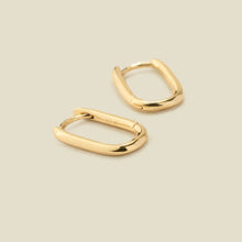 Load image into Gallery viewer, Paperclip Hoop Earrings