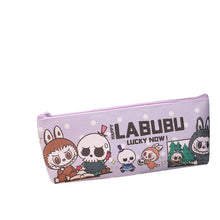 Load image into Gallery viewer, LABUBU Kids' Pencil Case Double-Sided Printed PU Zipper Pouch for School Supplies