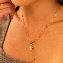 Load image into Gallery viewer, Jude Link Lock Charm Necklace