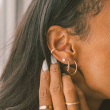 Load image into Gallery viewer, Poppy Hoop Earrings