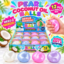 Load image into Gallery viewer, Pearl Coconut Oil Ball Squishy — Assorted Pearl Colors