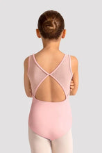 Load image into Gallery viewer, Girls Mirella Celestia Boat Neck Printed Leotard
