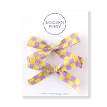 Load image into Gallery viewer, Hopscotch - Yellow | Pigtail Set - Ribbon Bow