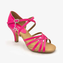 Load image into Gallery viewer, So DANCA, CHA CHA 3" HEEL OPEN TOE BALLROOM SHOE - LACEY SCHWIMMER - BL304, BL305