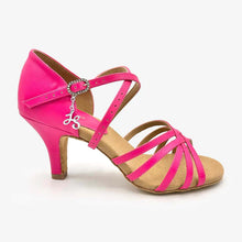 Load image into Gallery viewer, So DANCA, CHA CHA 3" HEEL OPEN TOE BALLROOM SHOE - LACEY SCHWIMMER - BL304, BL305