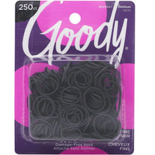 Load image into Gallery viewer, Goody® Black Polybands, 250 CT