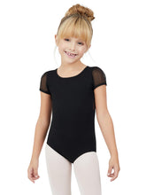 Load image into Gallery viewer, Puff Sleeve Keyhole Back Leotard - Girls
11311C