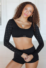 Load image into Gallery viewer, REVERSIBLE LONG SLEEVE EYELET BRA FIVE