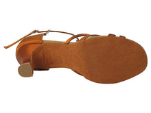 Load image into Gallery viewer, Very Fine S9235 Copper Tan Satin Womens Latin Shoe