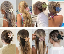 Load image into Gallery viewer, Pastel Tone Daisy Hair Clips