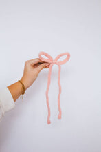 Load image into Gallery viewer, Knit Long Bow Clip  - Multiple Colors