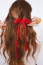Load image into Gallery viewer, Knit Long Bow Clip  - Multiple Colors