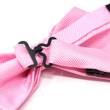 Load image into Gallery viewer, Poly Woven Men's Banded Bow Tie and Hanky Set - BTH6308