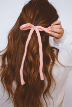 Load image into Gallery viewer, Knit Long Bow Clip  - Multiple Colors