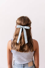 Load image into Gallery viewer, Faded Denim | Schoolgirl Bow