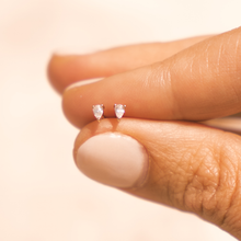 Load image into Gallery viewer, Luxe Pear Shaped Stud Earrings