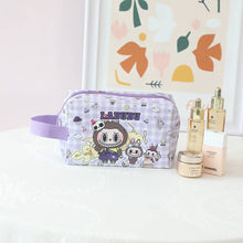 Load image into Gallery viewer, Cute Labubu Makeup Cosmetic Bag With Strap